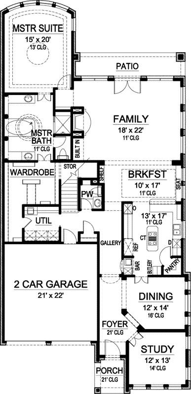 Main Floor Plan: 63-331