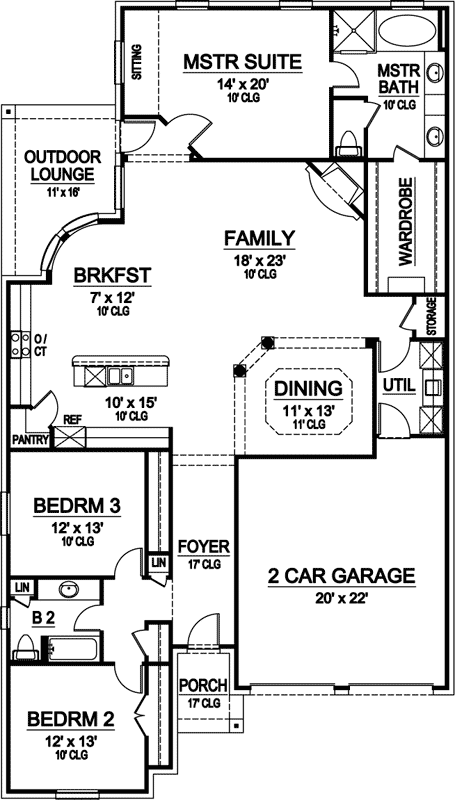 Main Floor Plan: 63-340