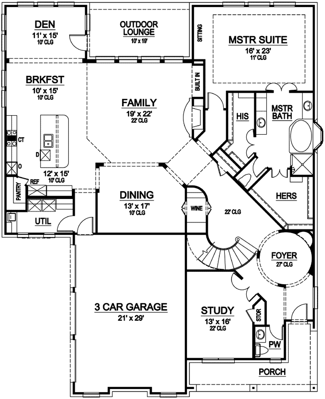 Main Floor Plan: 63-344