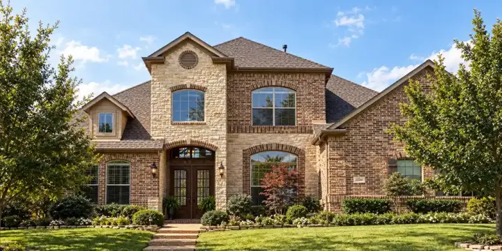 Traditional house plans 63-349 - front exterior, 4,265 sq ft, 4 bed, 4 bath house plans | Monster House Plans
