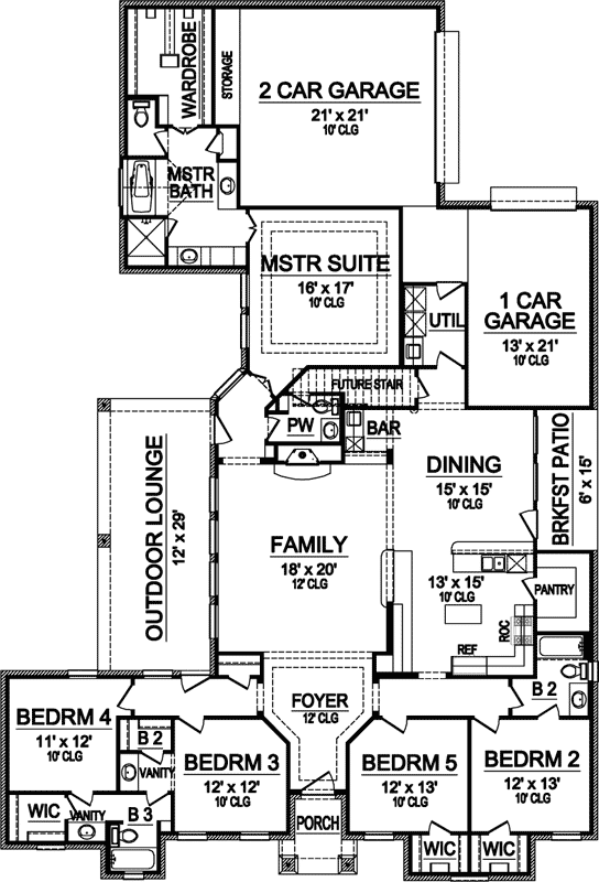 Main Floor Plan: 63-350