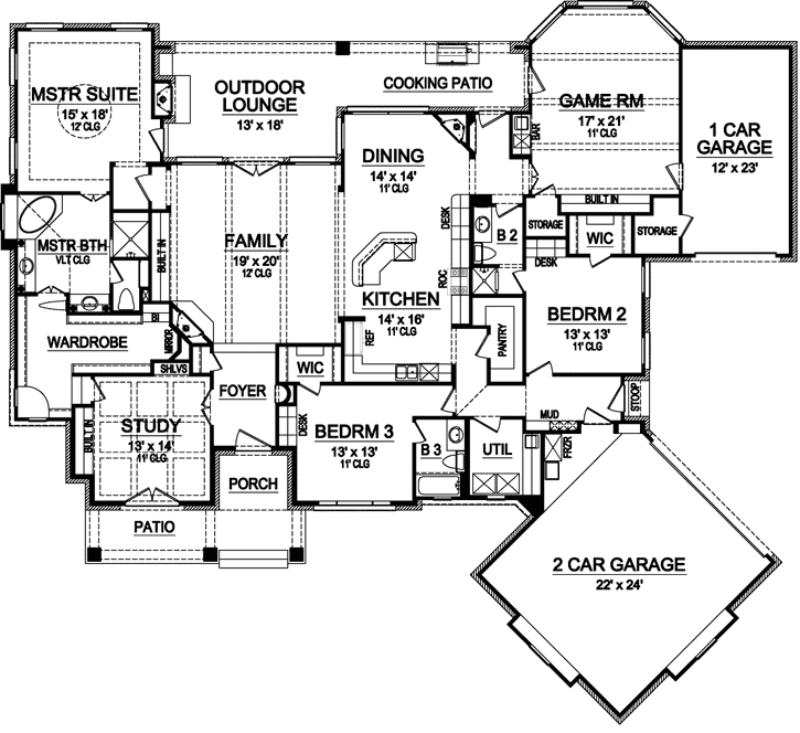Main Floor Plan: 63-353