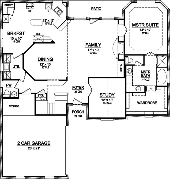 Main Floor Plan: 63-355