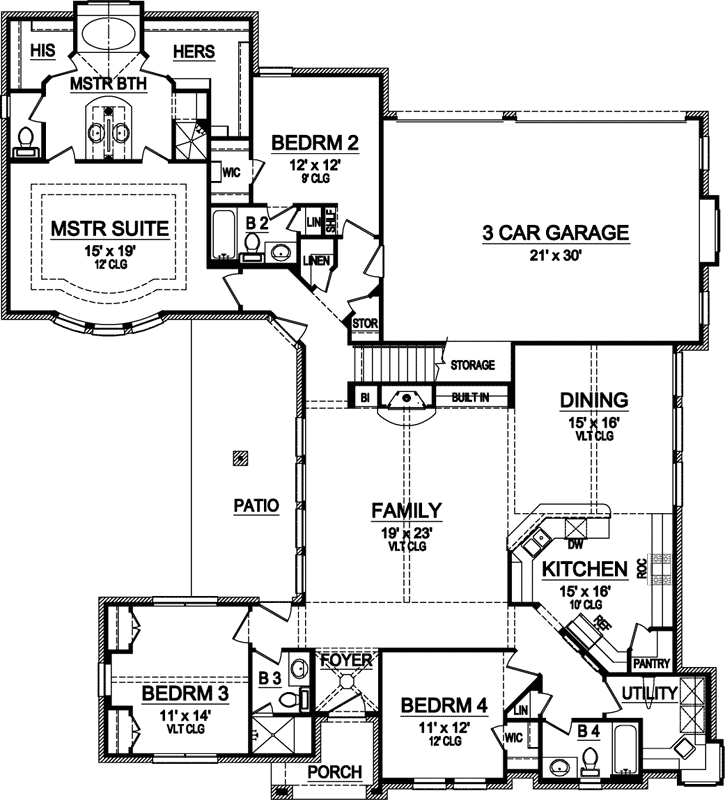 Main Floor Plan: 63-356