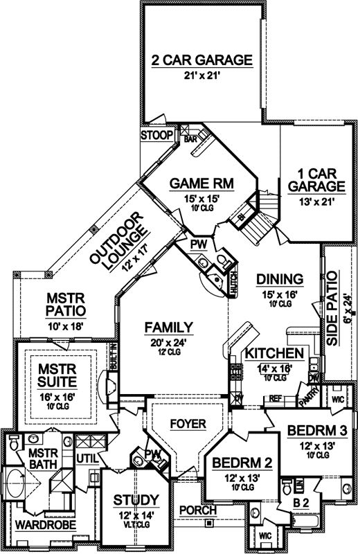 Main Floor Plan: 63-357