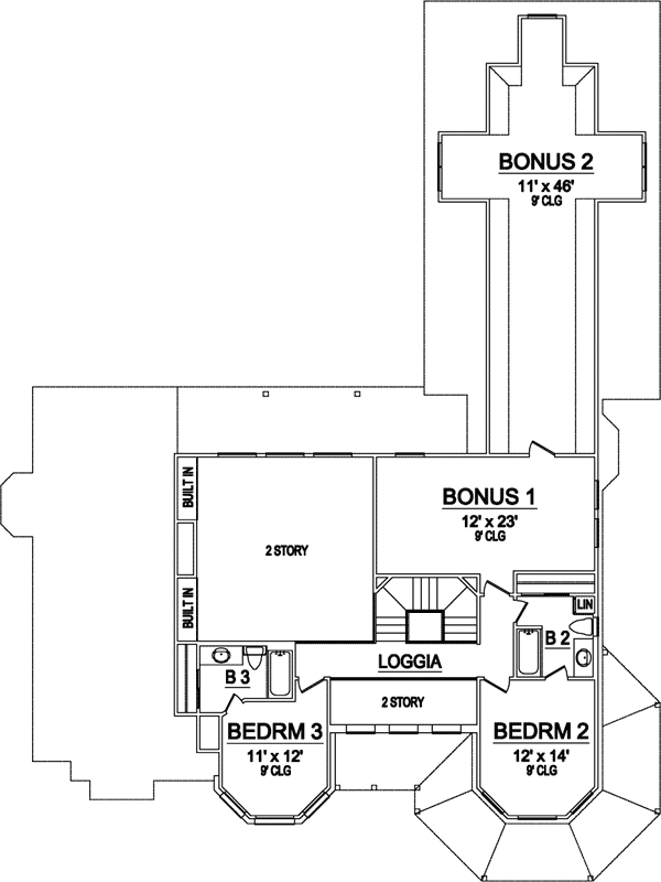 Upper/Second Floor Plan:63-360