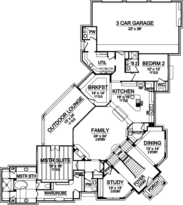 Main Floor Plan: 63-361