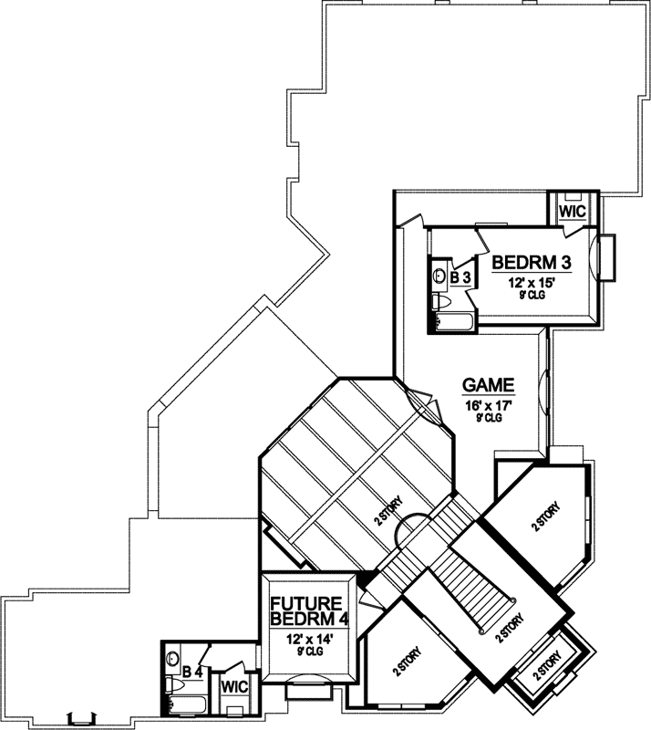 Upper/Second Floor Plan: 63-361