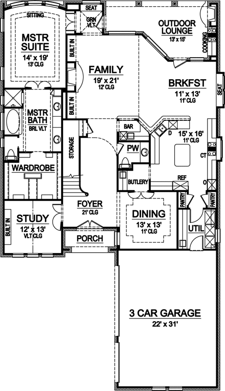 Main Floor Plan: 63-367