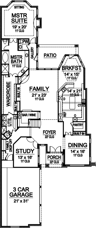 Main Floor Plan: 63-369