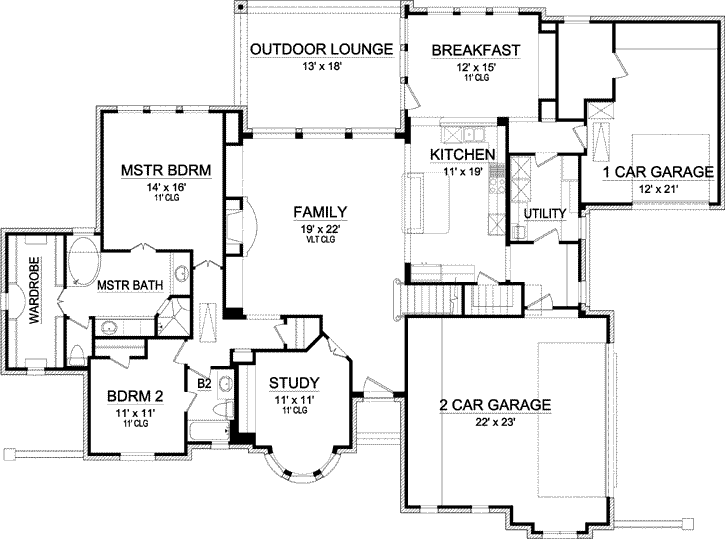 Main Floor Plan: 63-371
