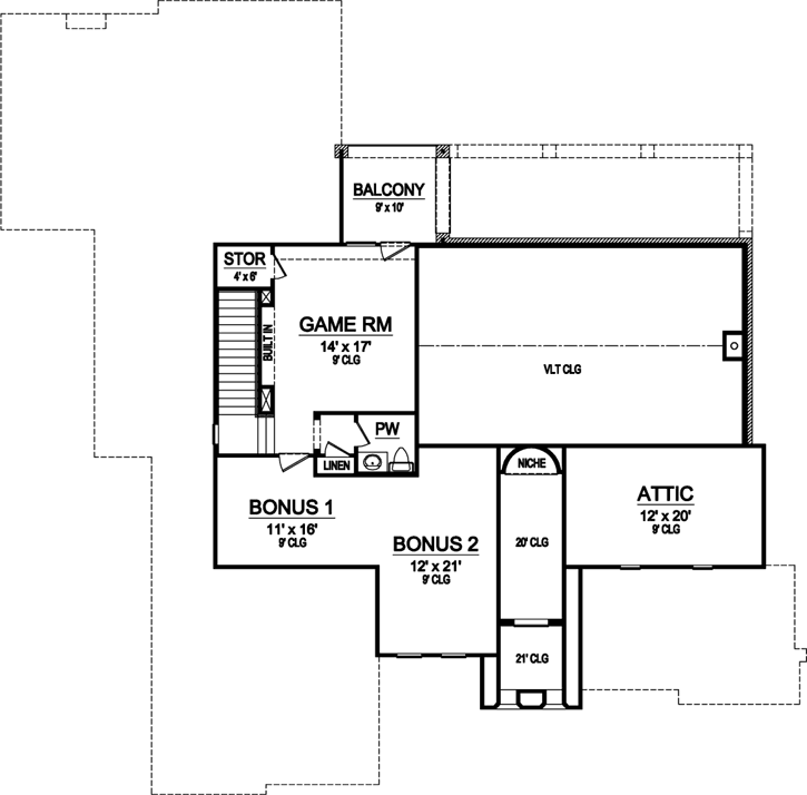 Upper/Second Floor Plan:63-372