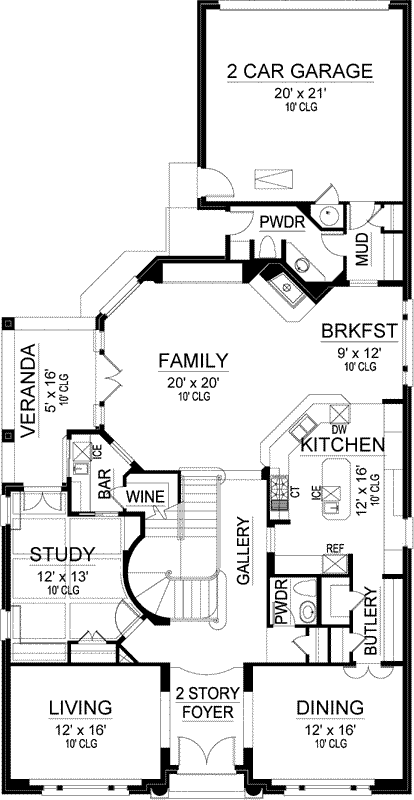 Main Floor Plan: 63-376