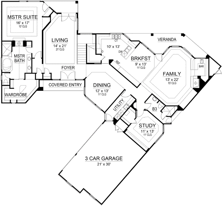 Main Floor Plan: 63-377