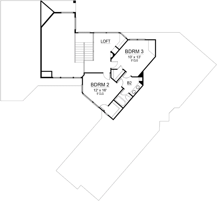 Upper/Second Floor Plan: 63-377