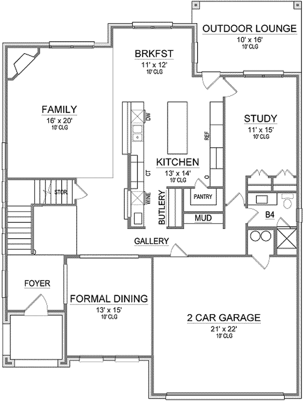 Main Floor Plan: 63-380