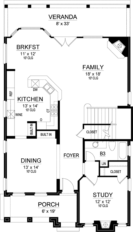 Main Floor Plan: 63-382