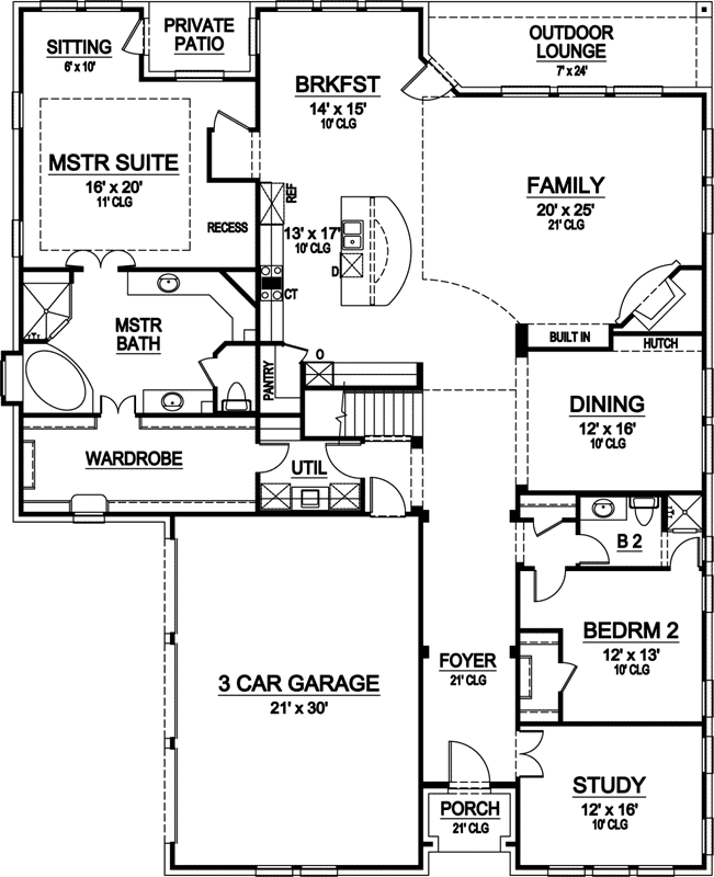 Main Floor Plan: 63-385