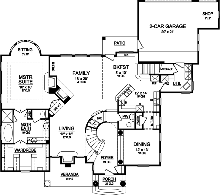 Main Floor Plan: 63-411