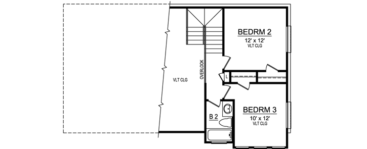Upper/Second Floor Plan: 63-415