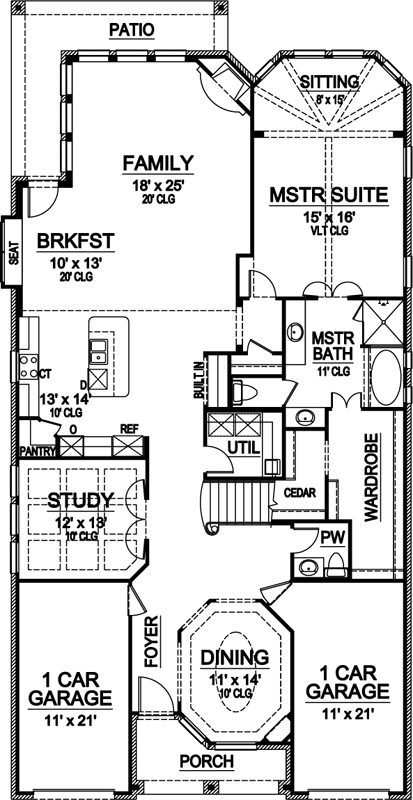 Main Floor Plan: 63-417