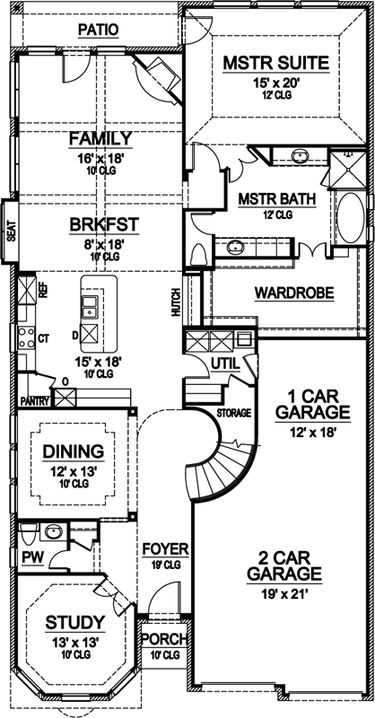 Main Floor Plan: 63-421