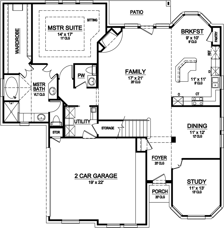 Main Floor Plan: 63-427