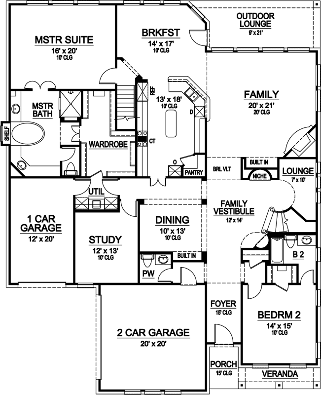 Main Floor Plan: 63-430
