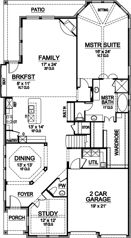 Main Floor Plan: 63-440