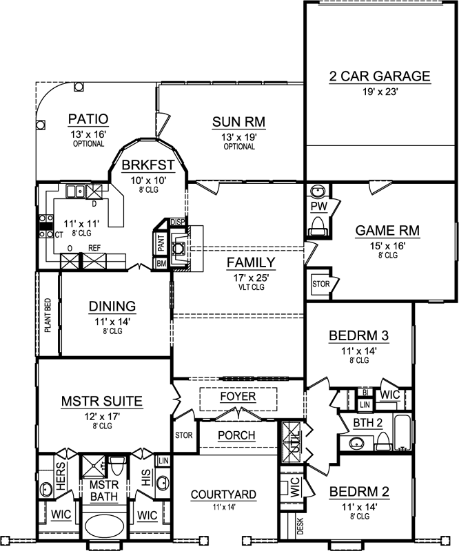 Main Floor Plan: 63-442