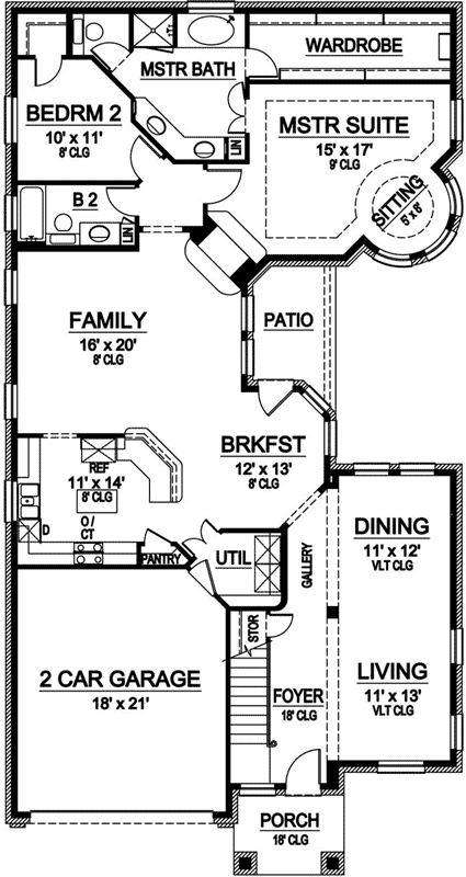 Main Floor Plan: 63-449