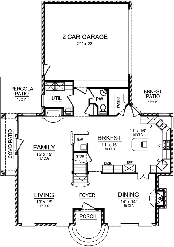 Main Floor Plan: 63-450