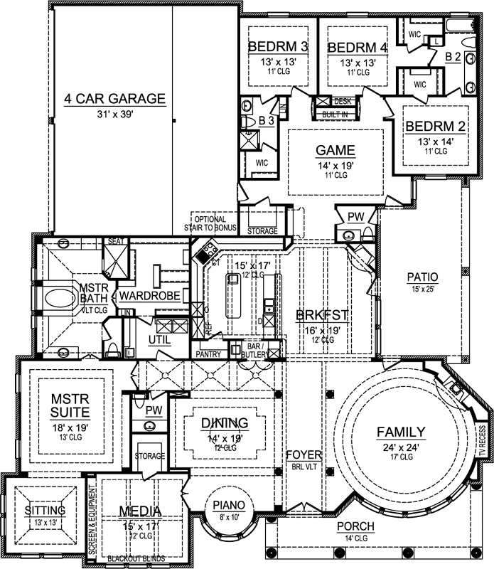 Main Floor Plan: 63-451