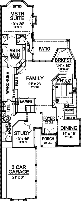 Main Floor Plan: 63-459