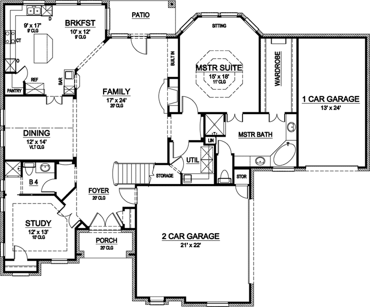 Main Floor Plan: 63-461