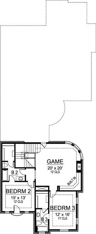 Upper/Second Floor Plan:63-466
