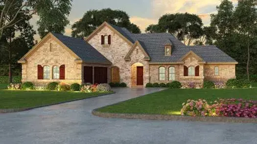 Traditional house plans 63-468 - front exterior, 2,703 sq ft, 3 bed, 3 bath house plans | Monster House Plans