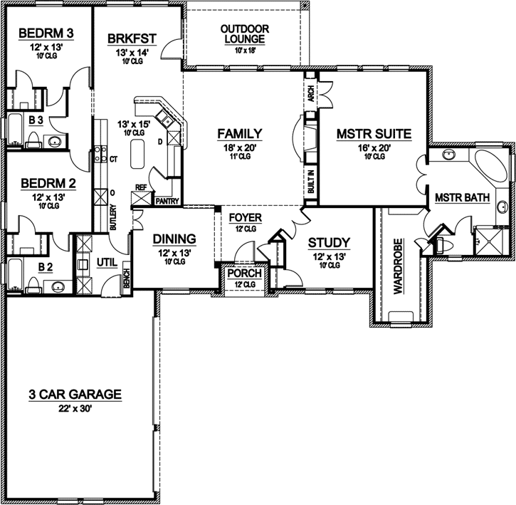 Main Floor Plan: 63-468