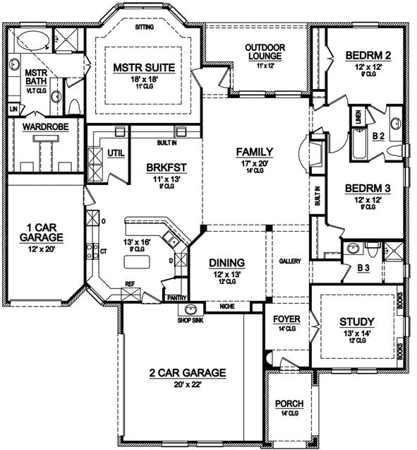 Main Floor Plan: 63-472