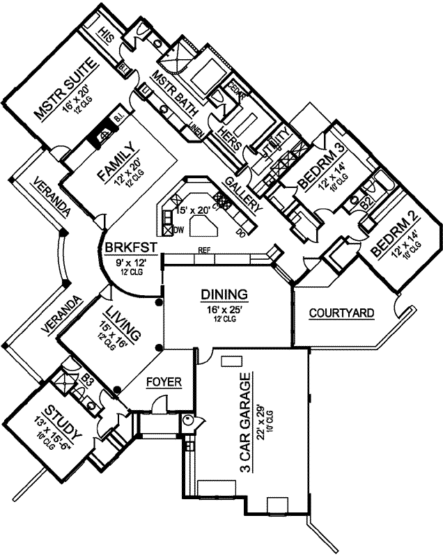 Main Floor Plan: 63-473