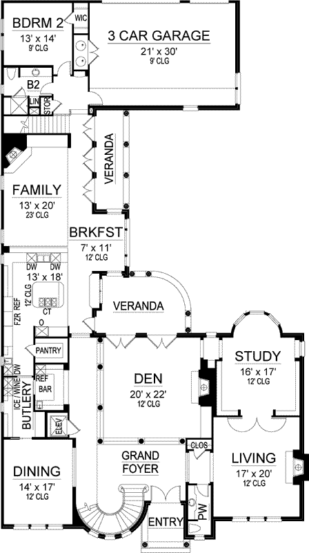 Main Floor Plan: 63-474