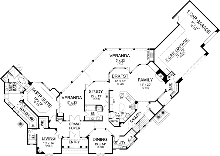 Main Floor Plan: 63-476