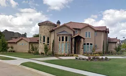 Tuscan house plans 63-477 - front exterior, 6,052 sq ft, 5 bed, 6 bath house plans | Monster House Plans