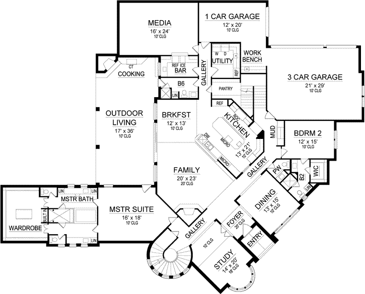 Main Floor Plan: 63-477