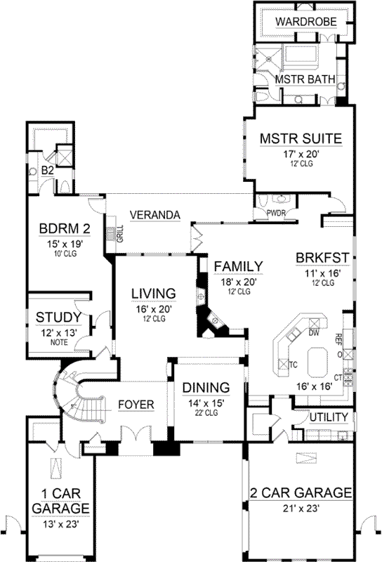 Main Floor Plan: 63-478