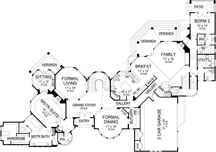 Main Floor Plan: 63-480