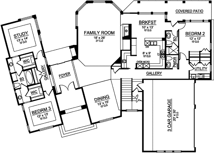 Main Floor Plan: 63-482
