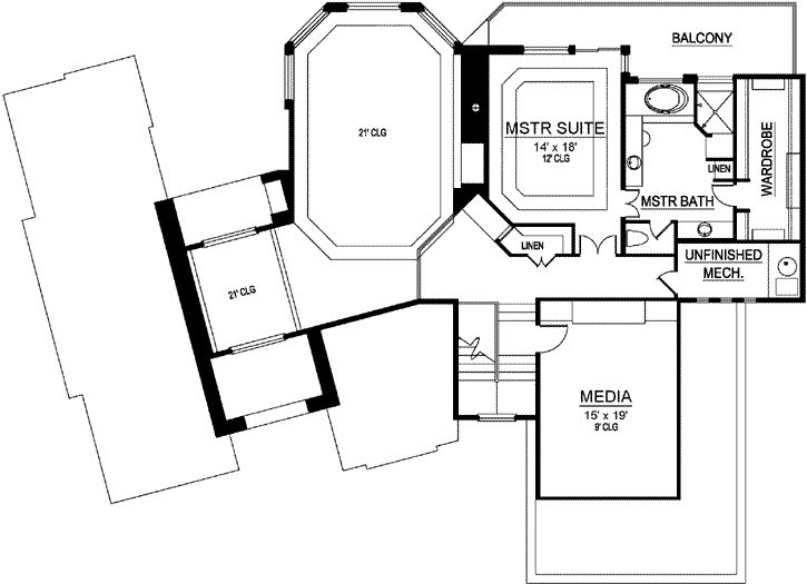 Upper/Second Floor Plan: 63-482