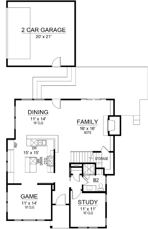 Main Floor Plan: 63-483