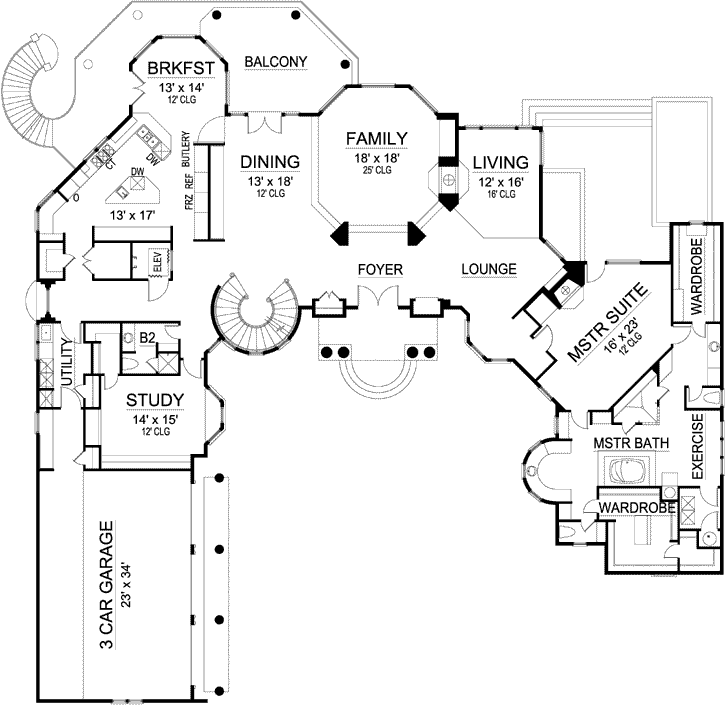 Main Floor Plan: 63-486